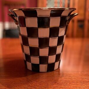 McKenzie Childs Courtly Check wine cooler